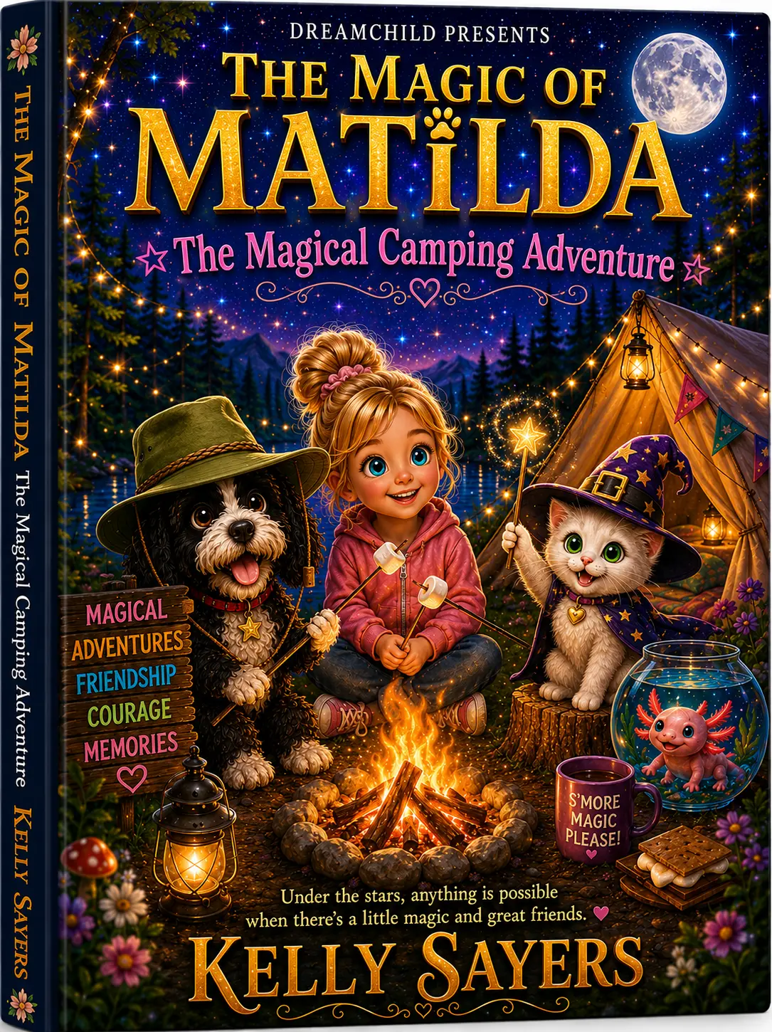 The Magic of Matilda: The Magical Camping Adventure — book cover by Kelly Sayers