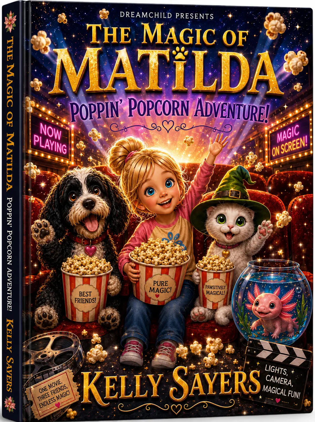 The Magic of Matilda: Poppin' Popcorn Adventure! — book cover by Kelly Sayers